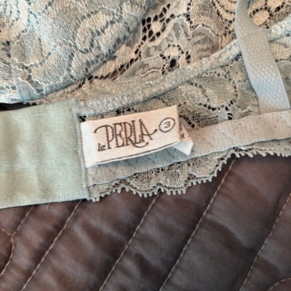 La Perla Pale Blue Lace Padded Bra - Size 3 - Picture 2 of 2